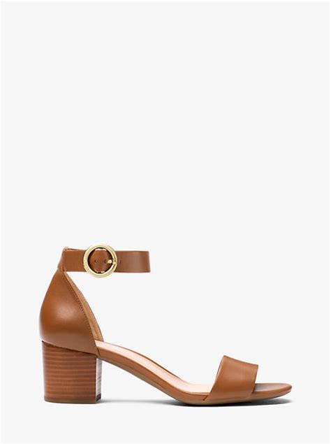 michael kors lena leather sandal|Michael Kors Lena .